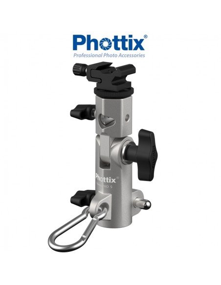 Rótula multifunción Phottix Varos Pro S para flash y paraguas