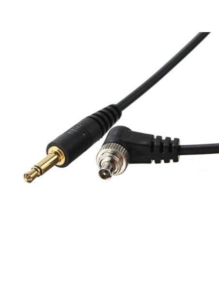 Cable de conexion 3.5 a PC sincro 1,5 metros para flash