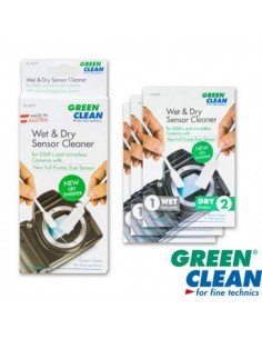 Kit limpieza sensor Green Clean wet + dry 1x4 Non Full Frame