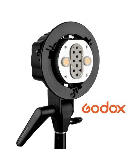 Rótula Godox S-Type para 2 flashes AD200