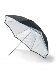 Paraguas interior difusor, exterior negro desmontable 84cm