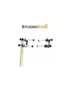 Juego 2 expansores StudioKing y soporte pared con cadenas y contrapesos