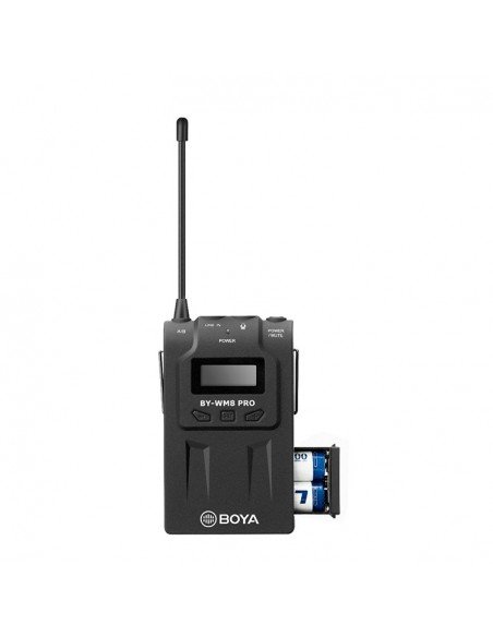 Kit micrófono inalámbrico UHF Pro Boya 1TX+1RX