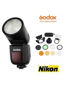 Kit Godox V1 Nikon con accesorios