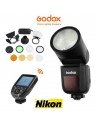 Kit Godox V1 Nikon, XPro y accesorios