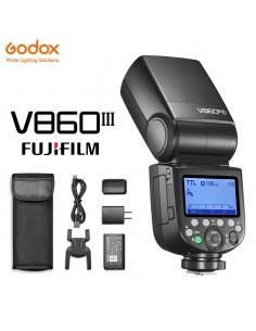 Flash Godox V860III para Fuji
