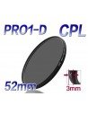 FILTRO JYC PRO1-D CPL POLARIZADOR CIRCULAR SUPER SLIM 52 mm
