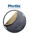 Reflector plegable Phottix premium 5 en 1 con asas 107cm