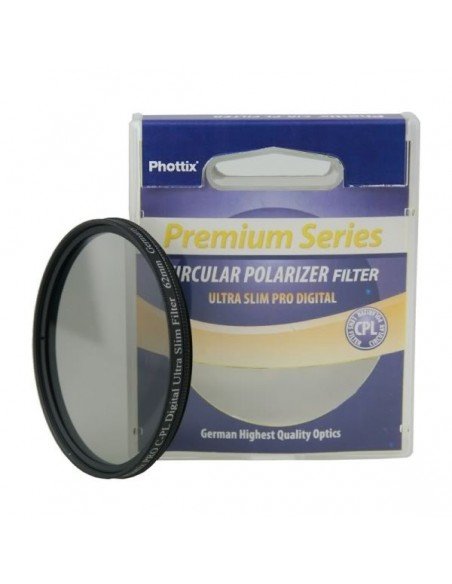Filtro PHOTTIX PRO CPL Polarizador Ultra Slim 55 mm