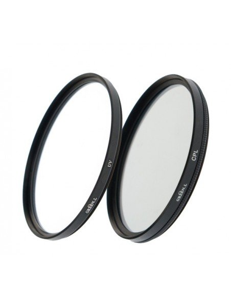 Kit filtros doble rosca 40,5mm UV+CPL