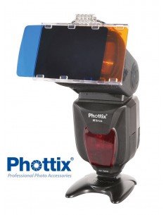Set Phottix de 30 filtros de color en gel para flash de zapata