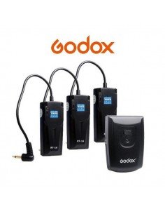 Kit Disparador inalámbrico RT-16 Godox con 3 receptores para Flash de estudio 