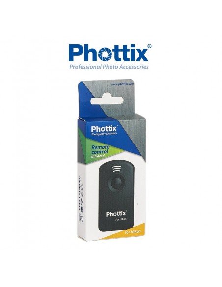 Disparador Phottix para Nikon D7100 D7200 D600 D610 D750 D90 D80 D70 D60 D50 D40