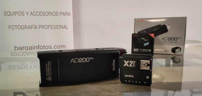 Sincronización Godox X2T con AD200Pro